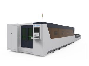 industrijska mašina za obradu metala za lasersko rezanje potpuno prekrivena tipa 1000w
